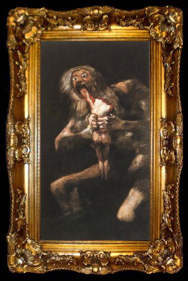 framed  Francisco Goya saturn, ta009-2